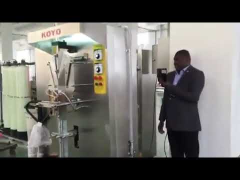 Otomatis Vertical Scale Kecil Kantong Plastik Kantong Liquid Sachet Packaging Machine